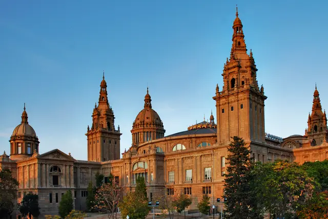 The Palau Nacional and MNAC on Montjuïc