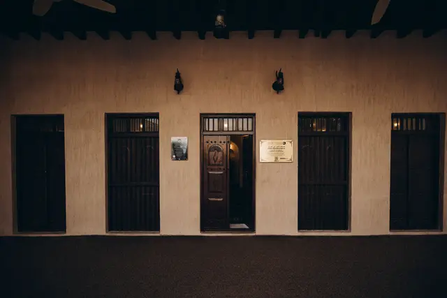 Traditional heritage buildings at Al Shindagha